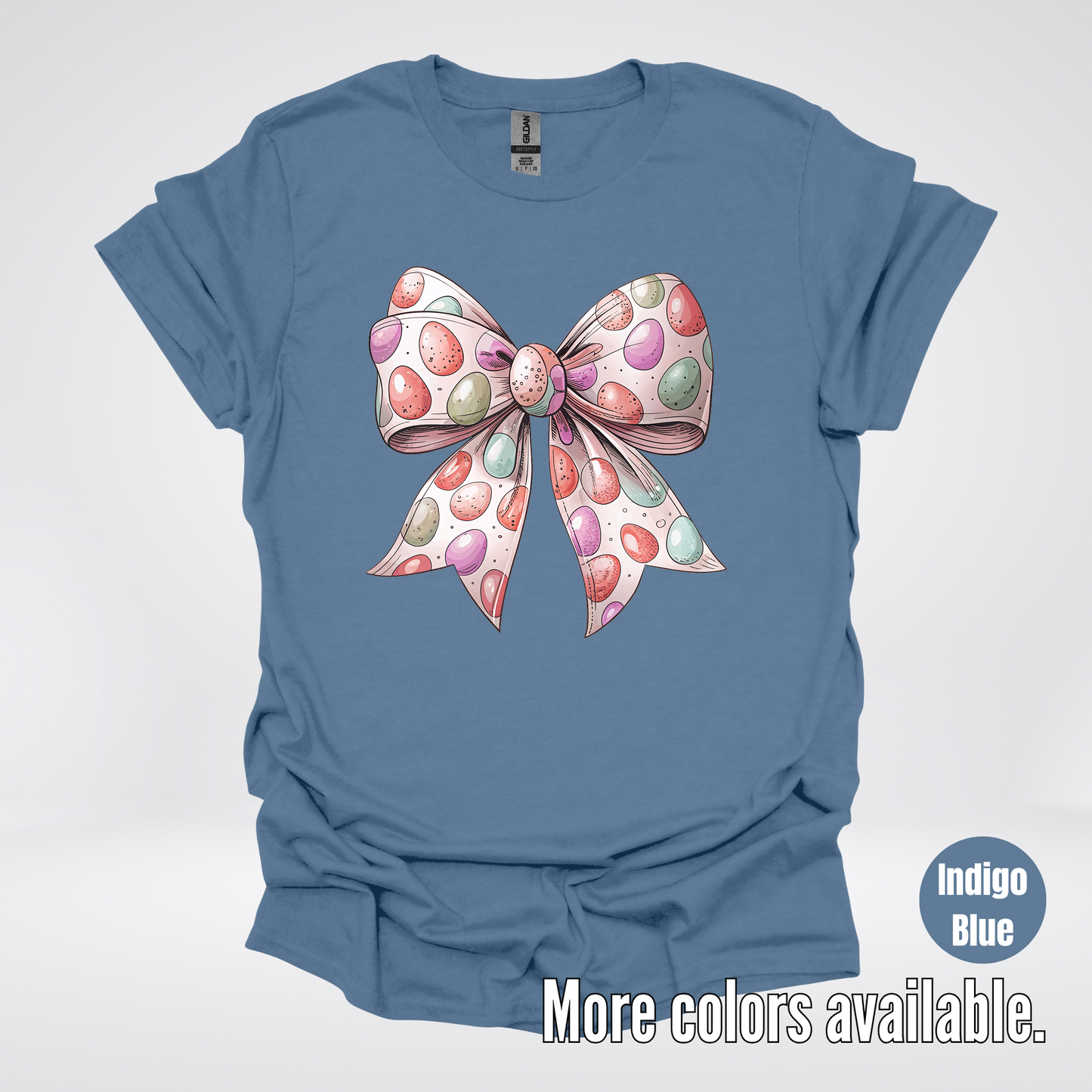 Easter Eggs Coquette Bow T-Shirt
