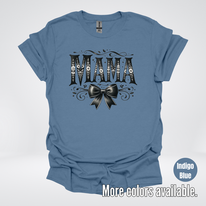 Mama Black & White Coquette T-Shirt