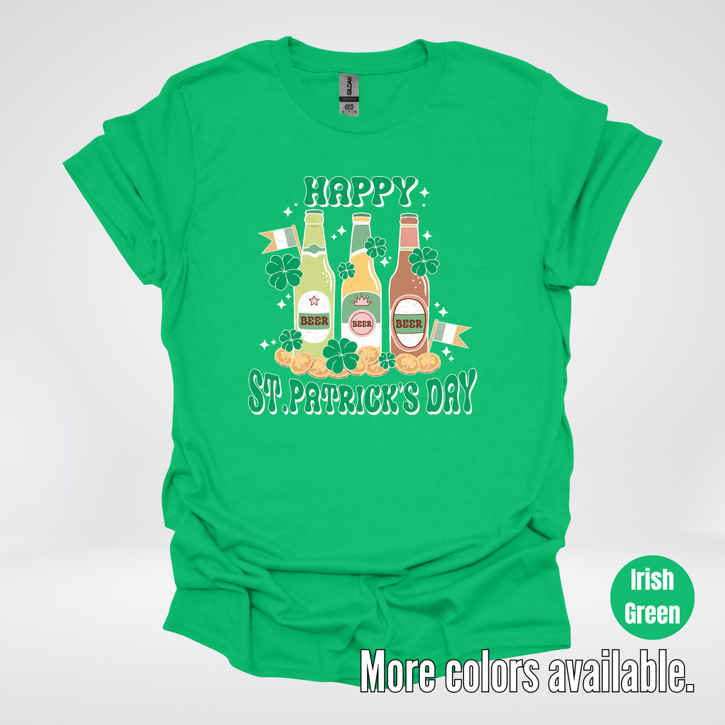 Three Bottles Saint Patrick's Day T-Shirt