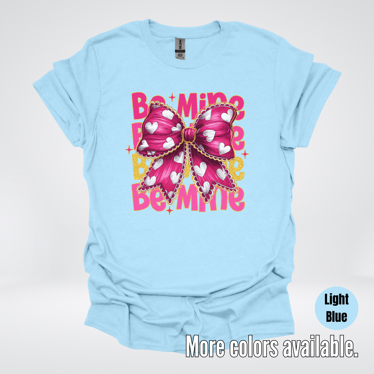 Be Mine Coquette Pink & Gold T-Shirt