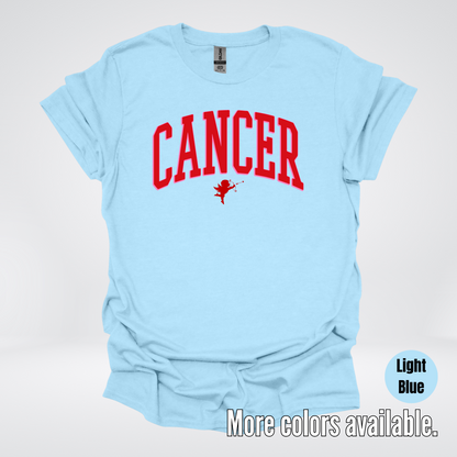 Cancer Horoscope Valentines Day Varsity T-Shirt