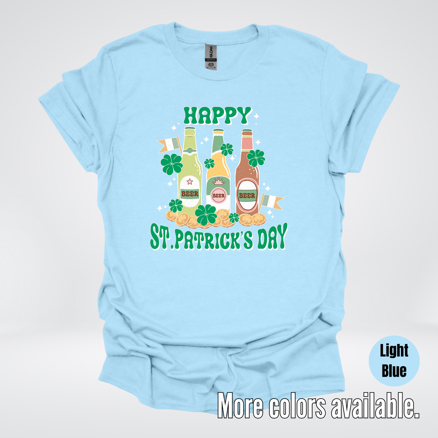 Three Bottles Saint Patrick's Day T-Shirt