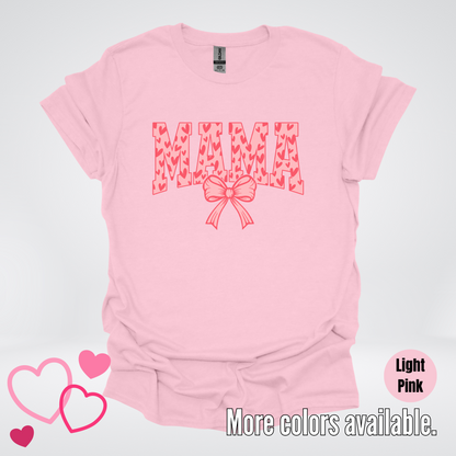 Mama Coquette Hearts Valentines Day T-Shirt