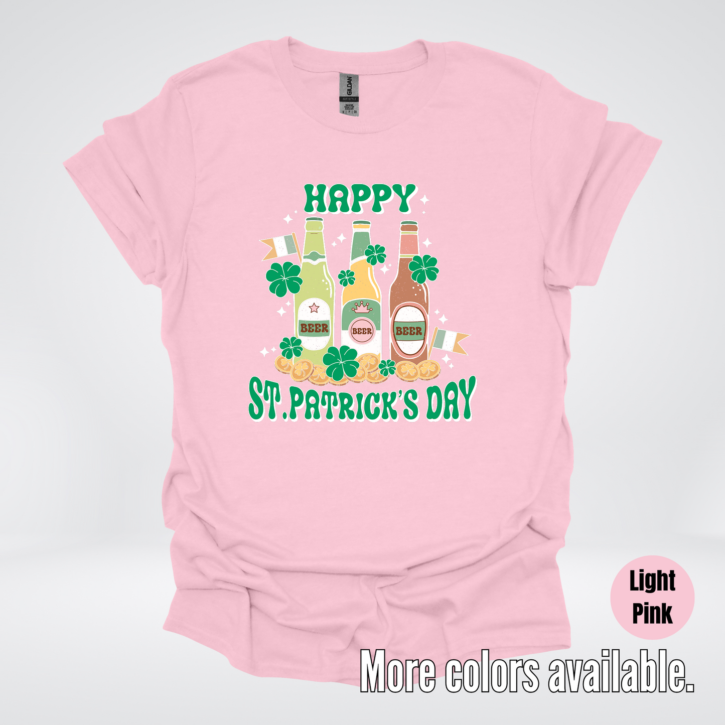 Three Bottles Saint Patrick's Day T-Shirt