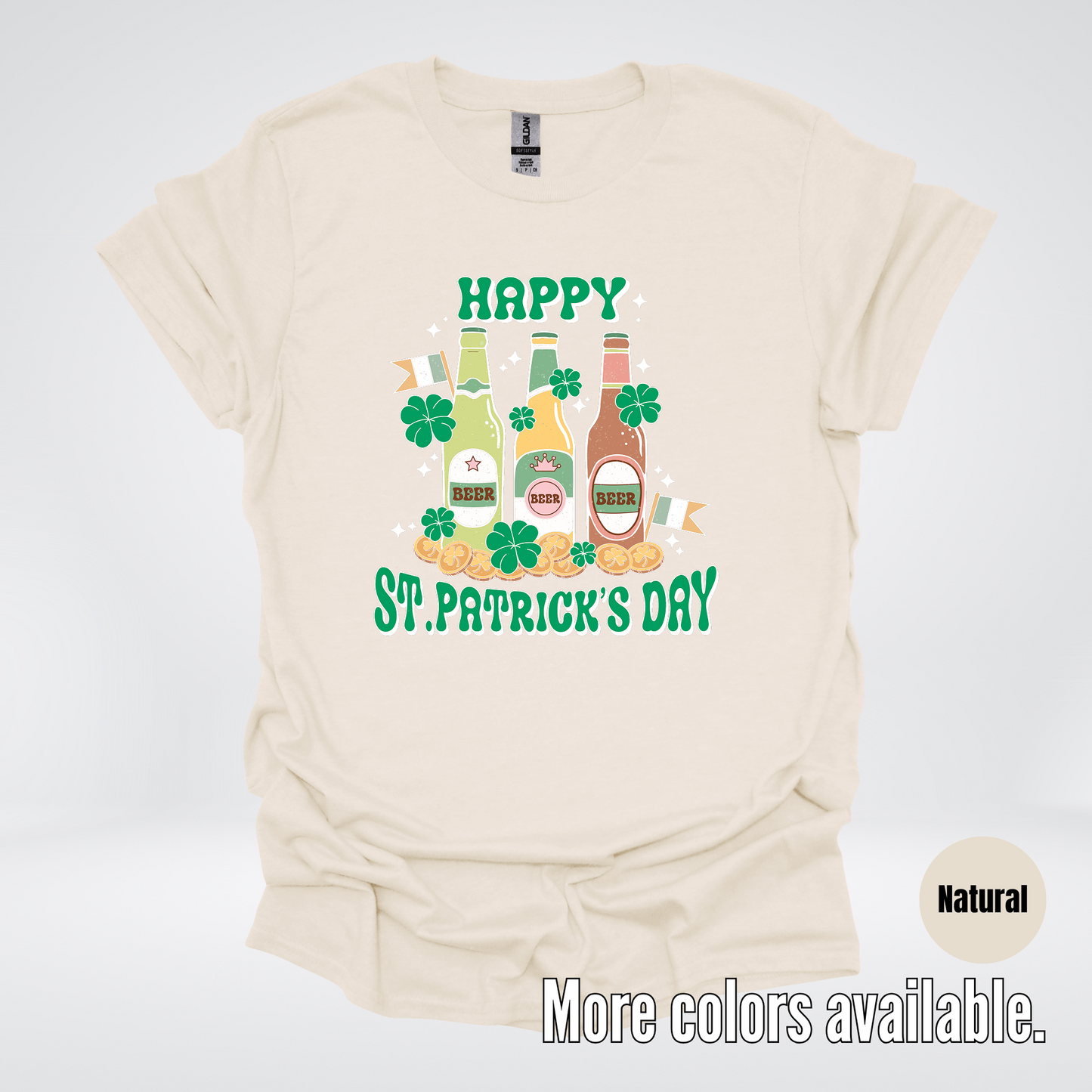 Three Bottles Saint Patrick's Day T-Shirt