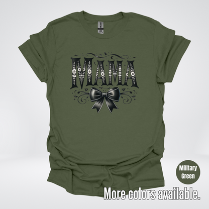 Mama Black & White Coquette T-Shirt