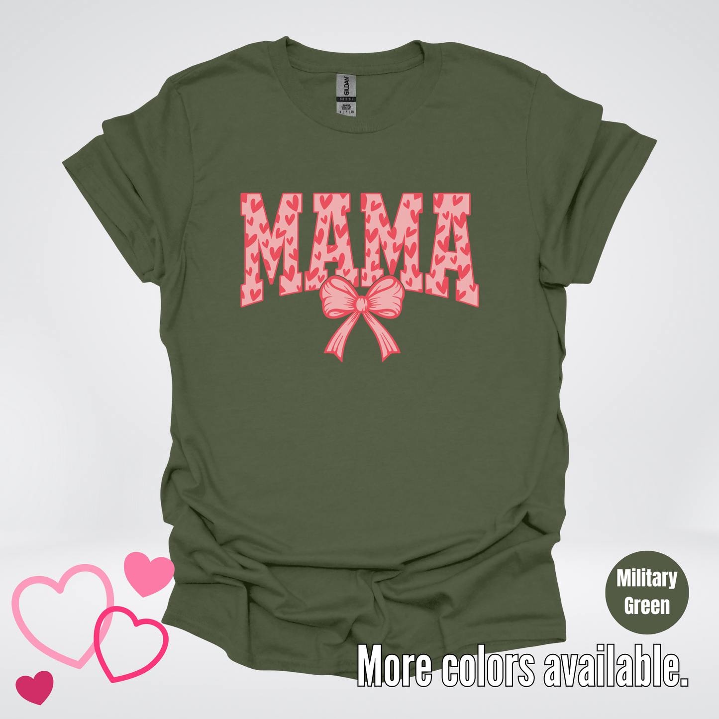 Mama Coquette Hearts Valentines Day T-Shirt