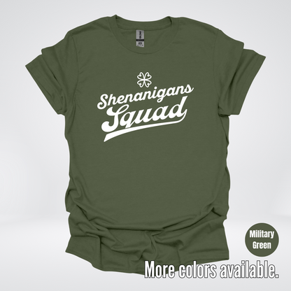 Shenanigans Squad - White Design - St. Patrick's Day T-Shirt