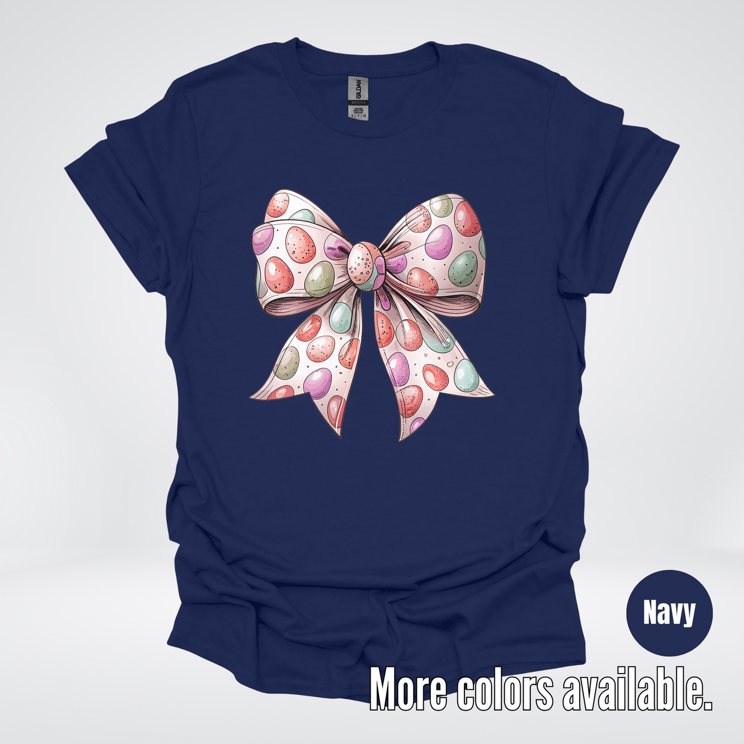 Easter Eggs Coquette Bow T-Shirt