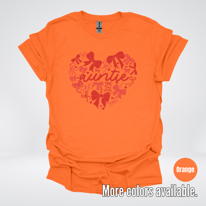 Auntie Red Bow Coquette T-Shirt