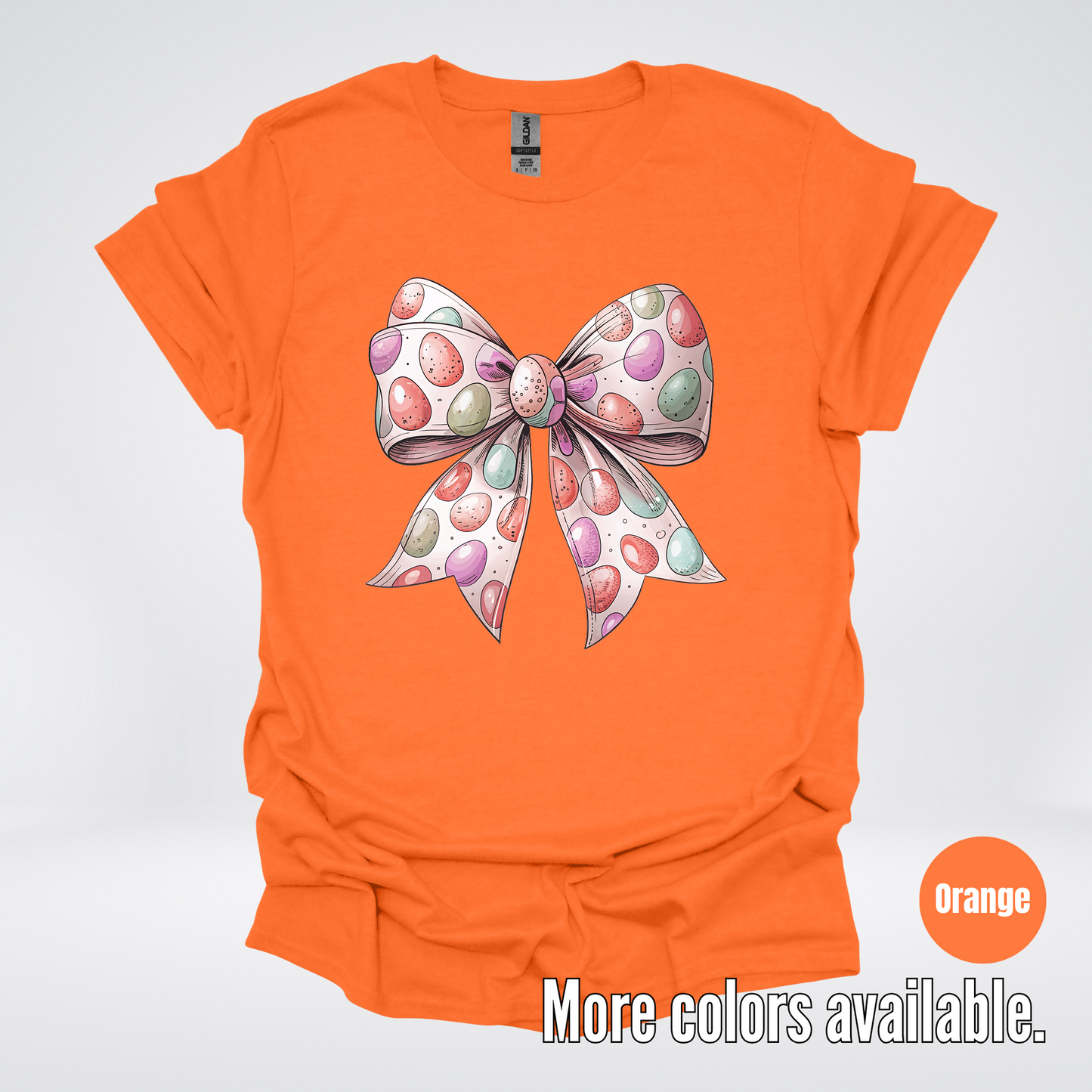 Easter Eggs Coquette Bow T-Shirt