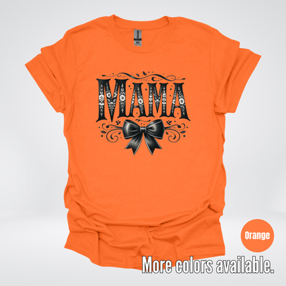 Mama Black & White Coquette T-Shirt