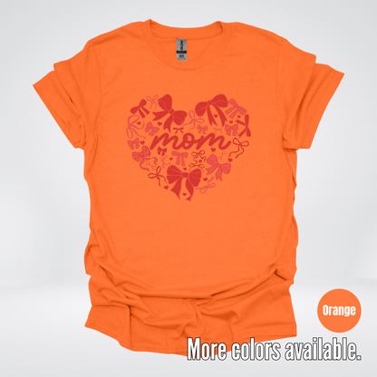 Mom Red Bow Coquette T-Shirt