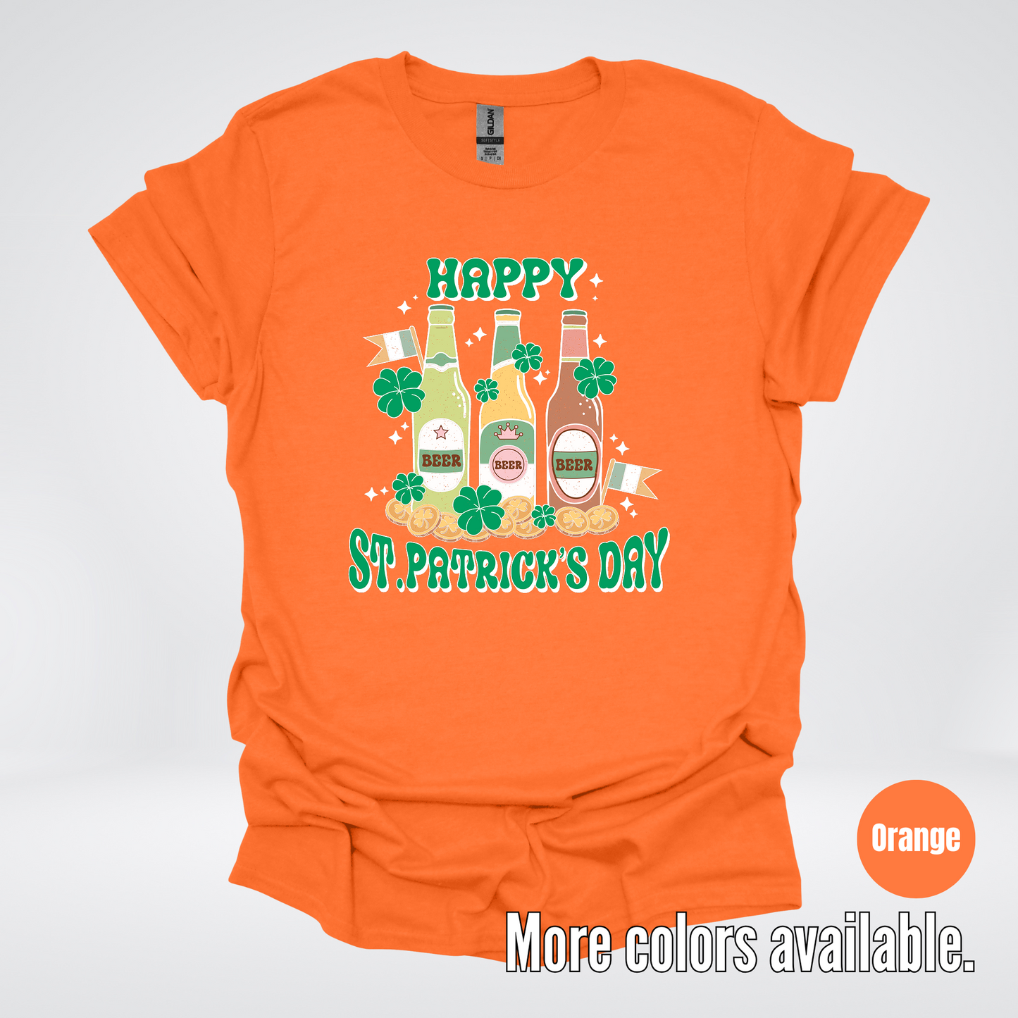 Three Bottles Saint Patrick's Day T-Shirt