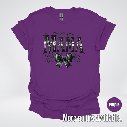 Mama Black & White Coquette T-Shirt