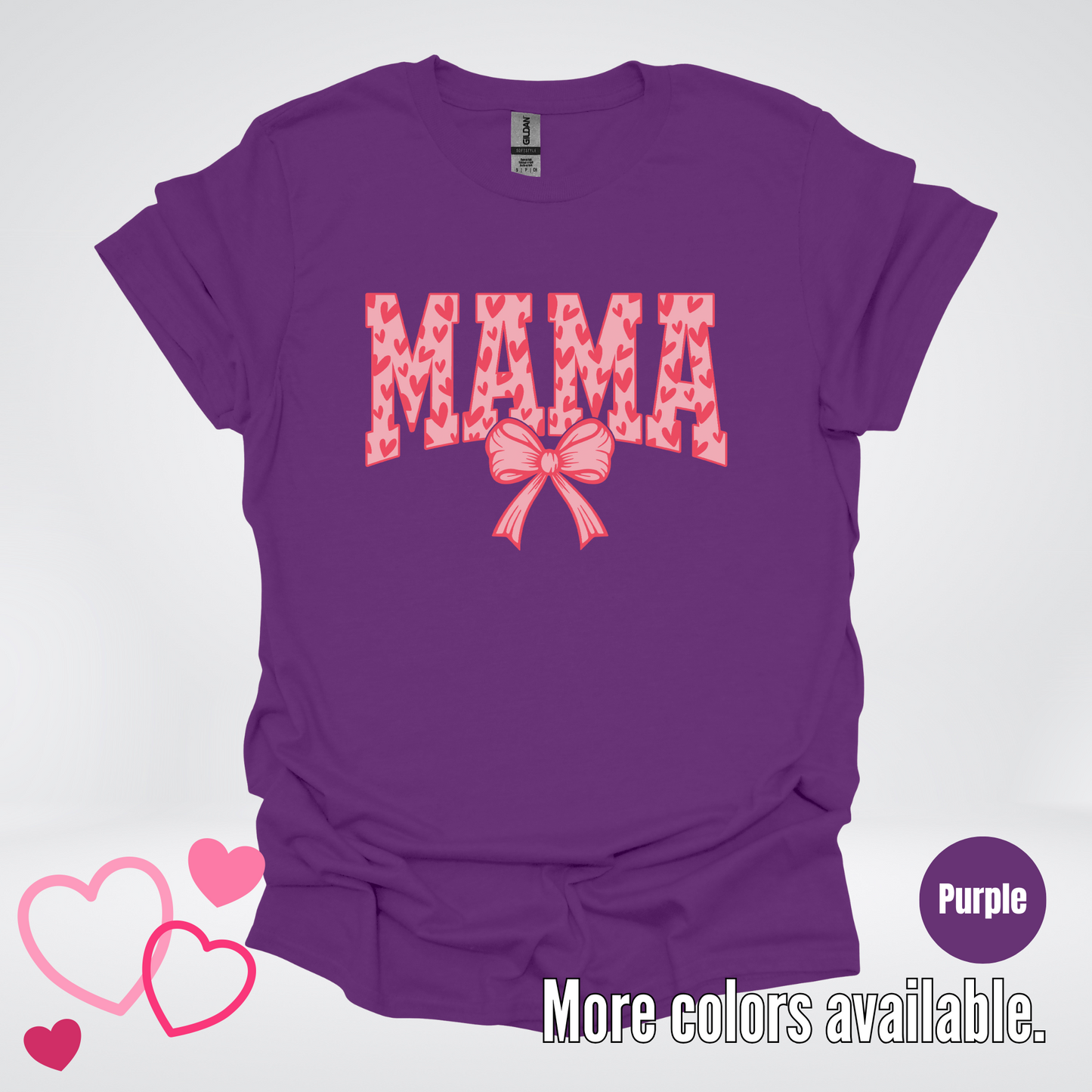Mama Coquette Hearts Valentines Day T-Shirt