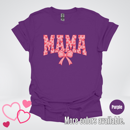 Mama Coquette Hearts Valentines Day T-Shirt