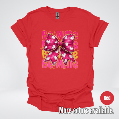 Be Mine Coquette Pink & Gold T-Shirt