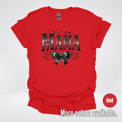 Mama Black & White Coquette T-Shirt