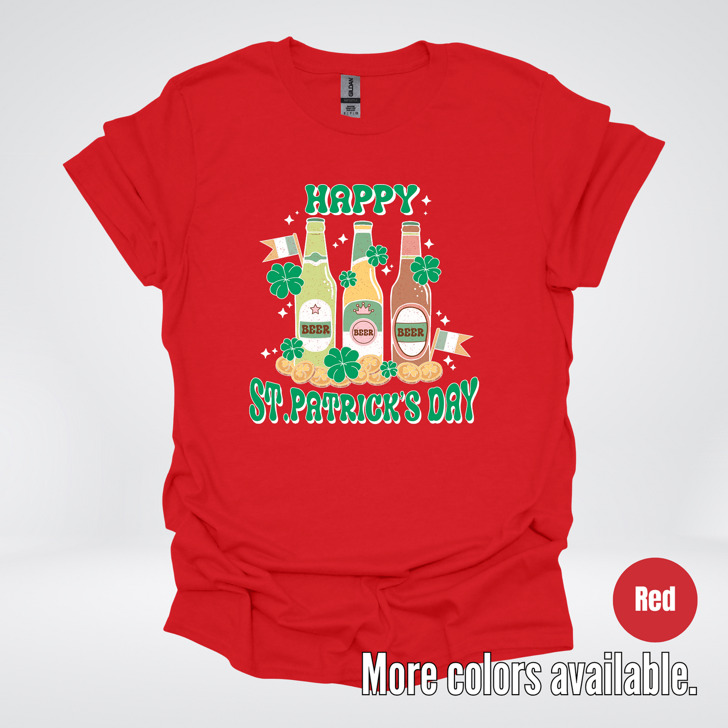 Three Bottles Saint Patrick's Day T-Shirt