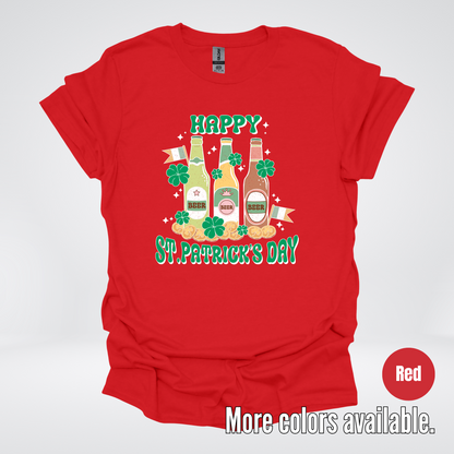 Three Bottles Saint Patrick's Day T-Shirt