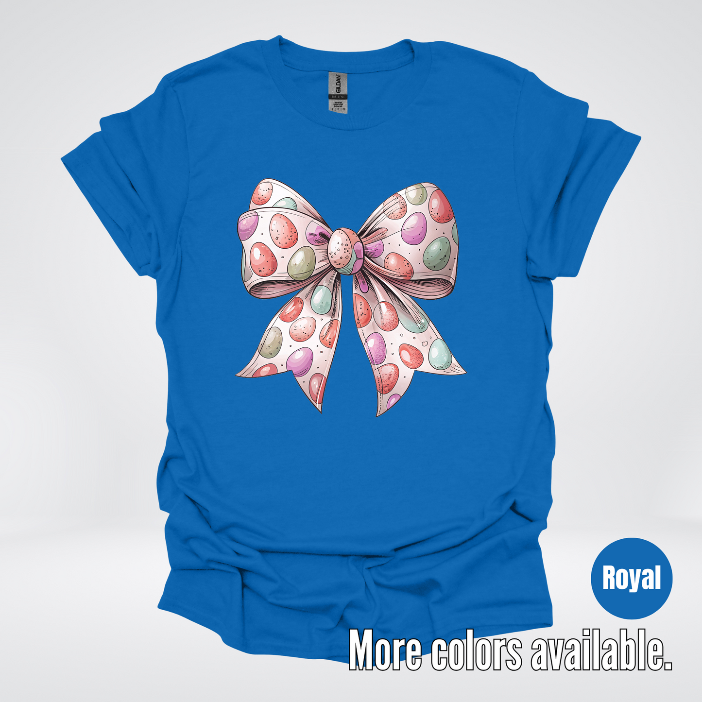 Easter Eggs Coquette Bow T-Shirt
