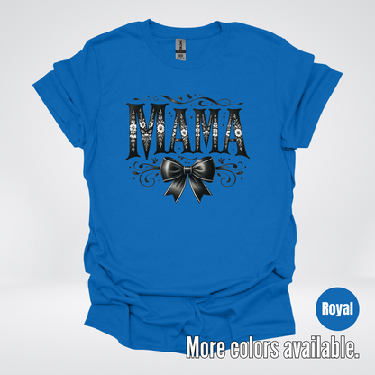 Mama Black & White Coquette T-Shirt