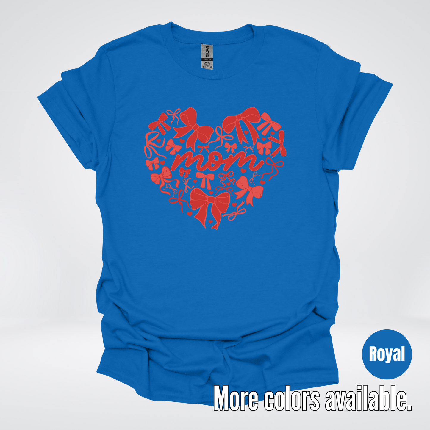 Mom Red Bow Coquette T-Shirt