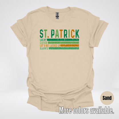 St. Patrick's Lucky Clover Let's Get Lucked Up Slainte St. Patrick's Day T-Shirt