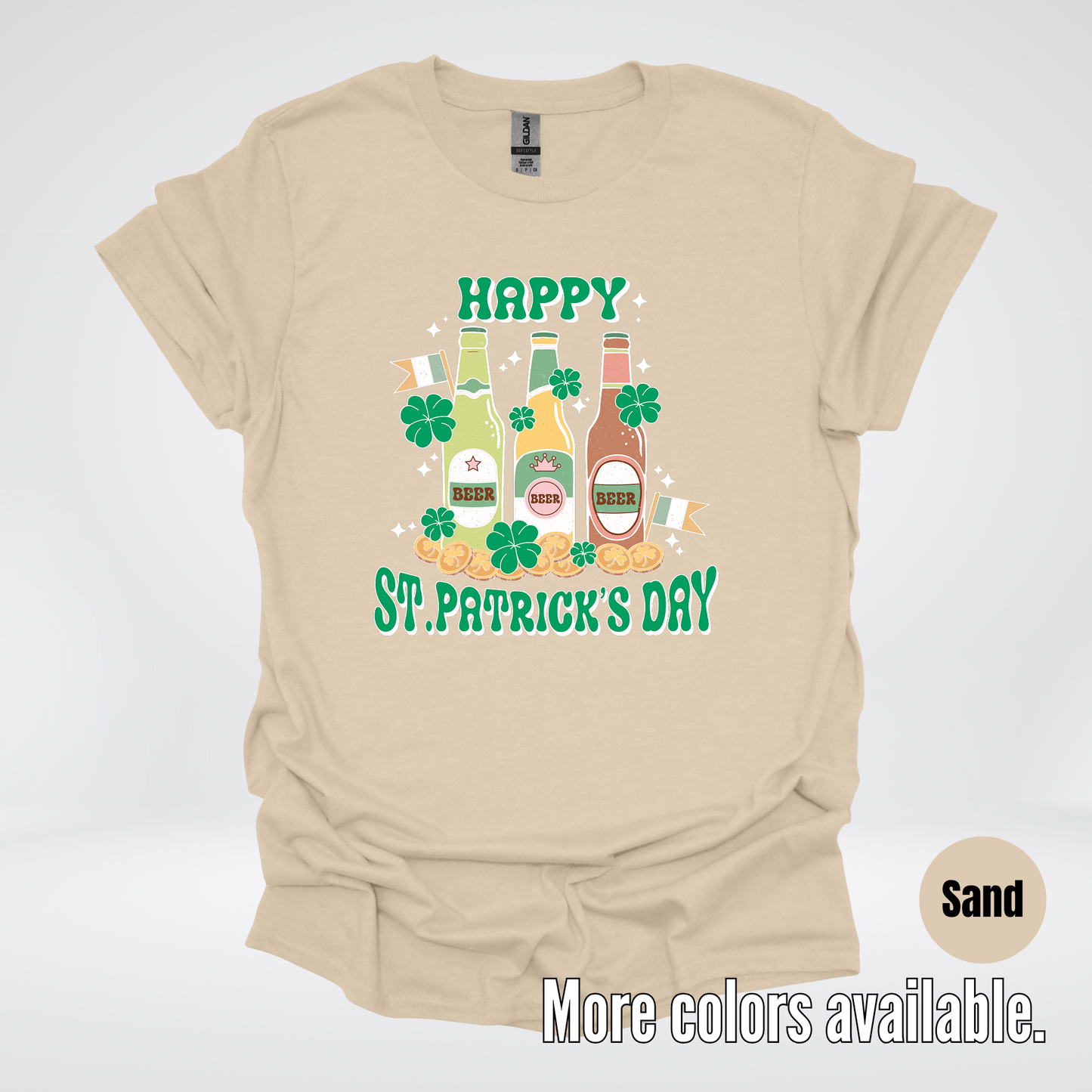 Three Bottles Saint Patrick's Day T-Shirt