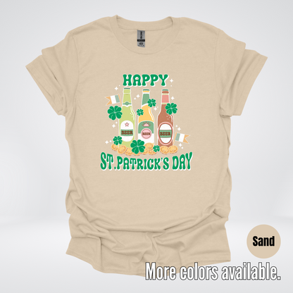 Three Bottles Saint Patrick's Day T-Shirt