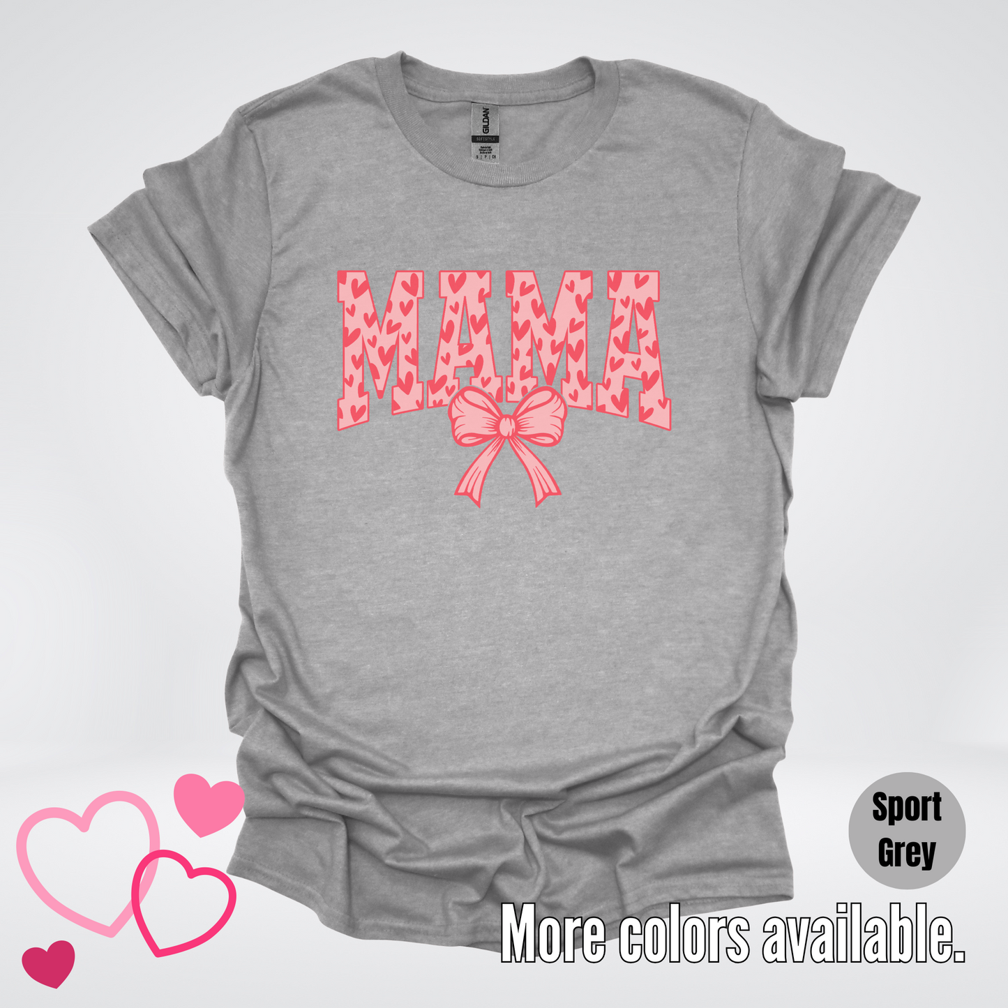 Mama Coquette Hearts Valentines Day T-Shirt