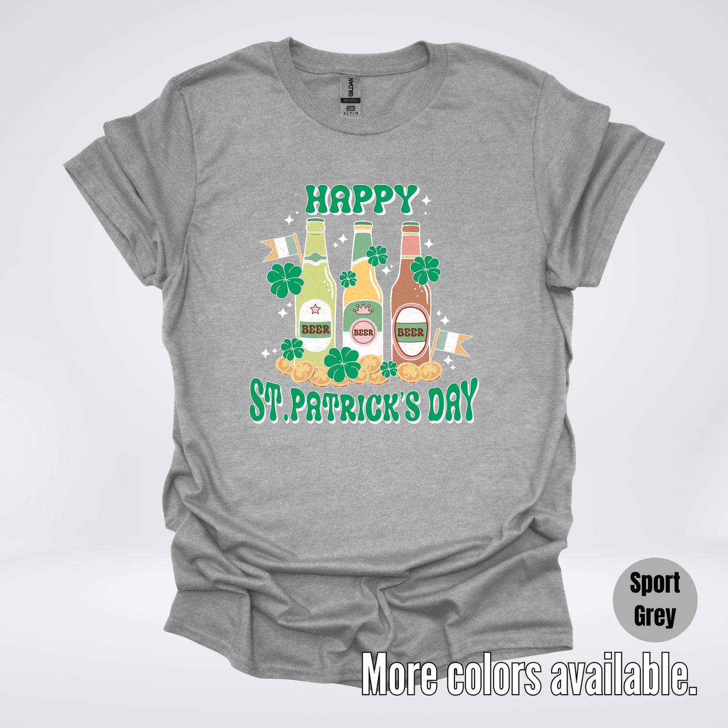 Three Bottles Saint Patrick's Day T-Shirt