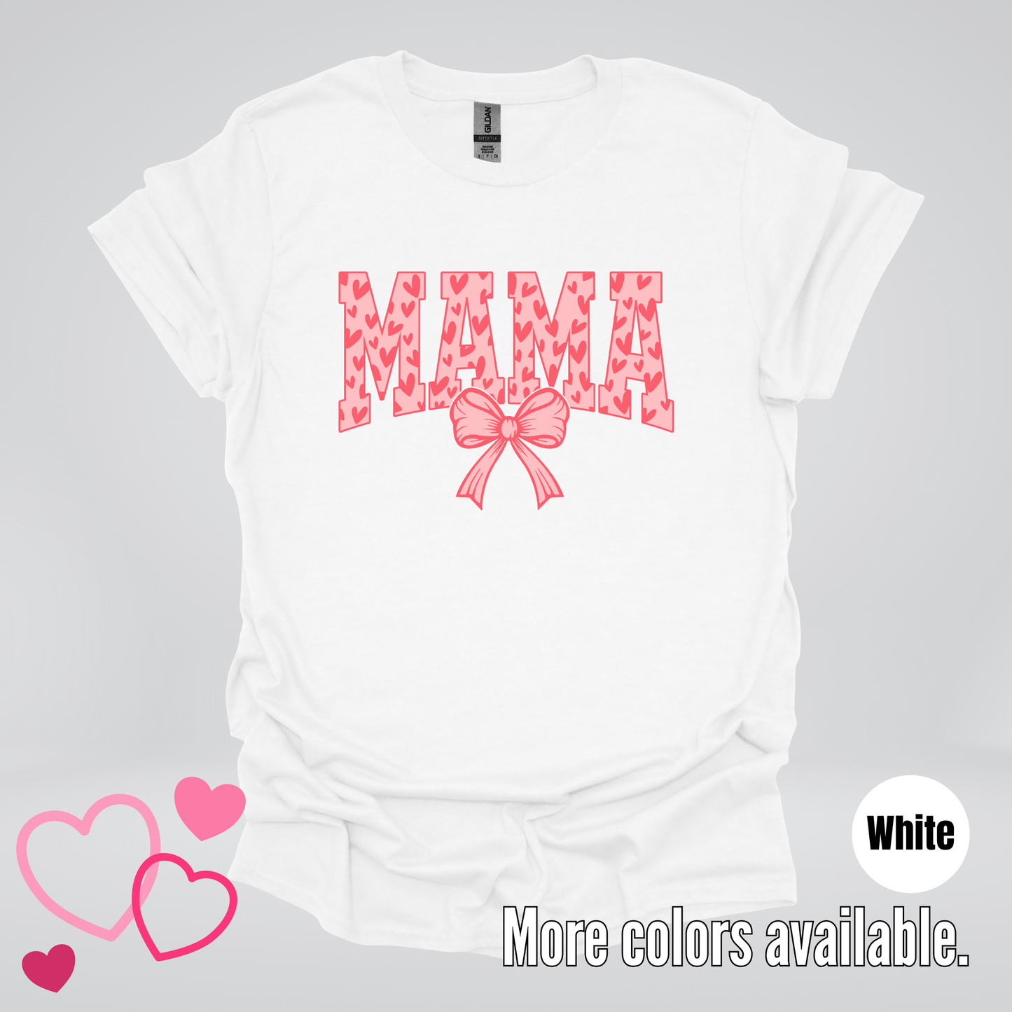 Mama Coquette Hearts Valentines Day T-Shirt