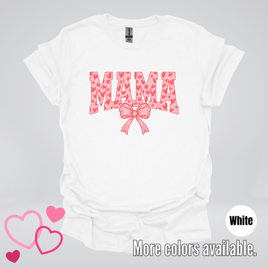 Mama Coquette Hearts Valentines Day T-Shirt