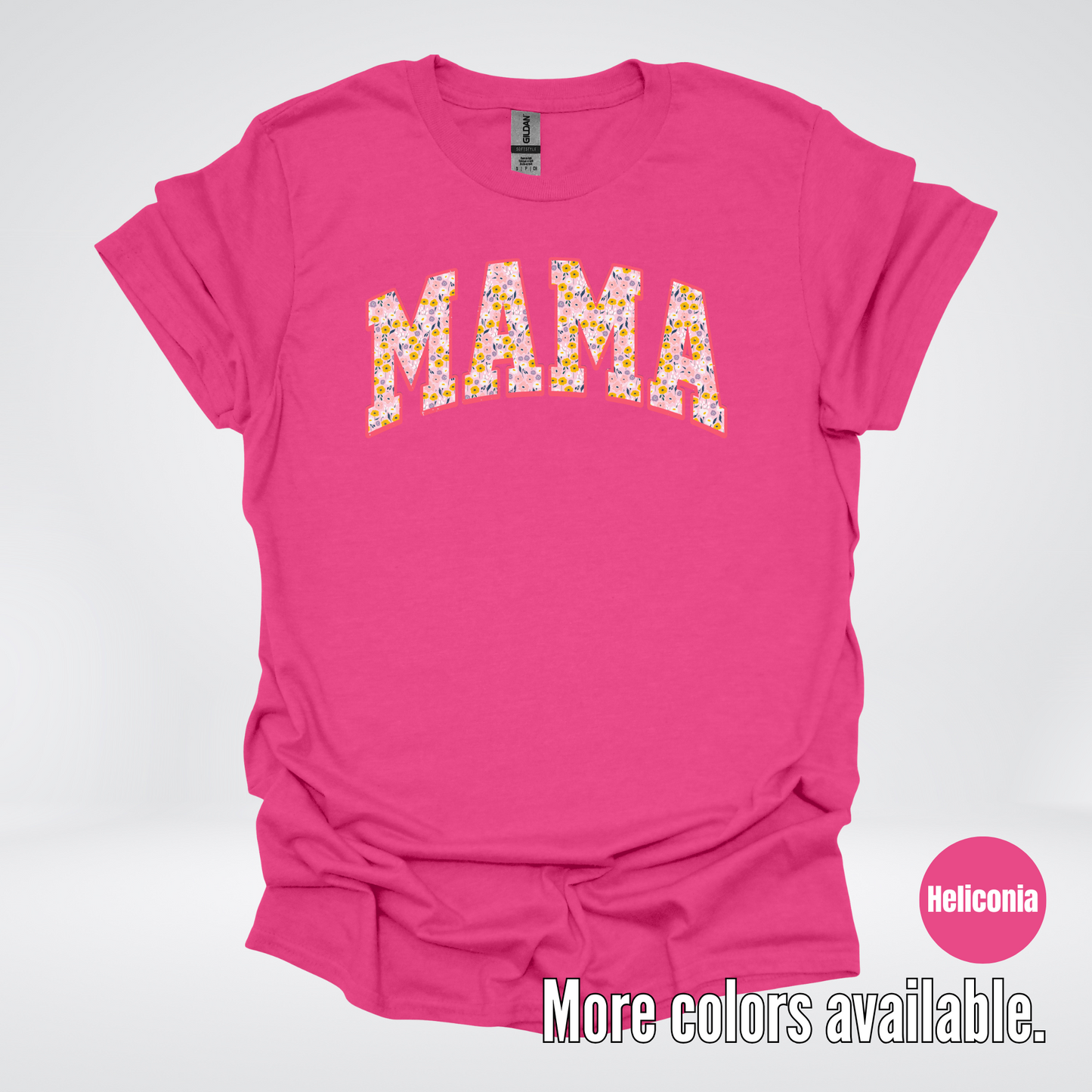 Mama Floral Pink T-Shirt