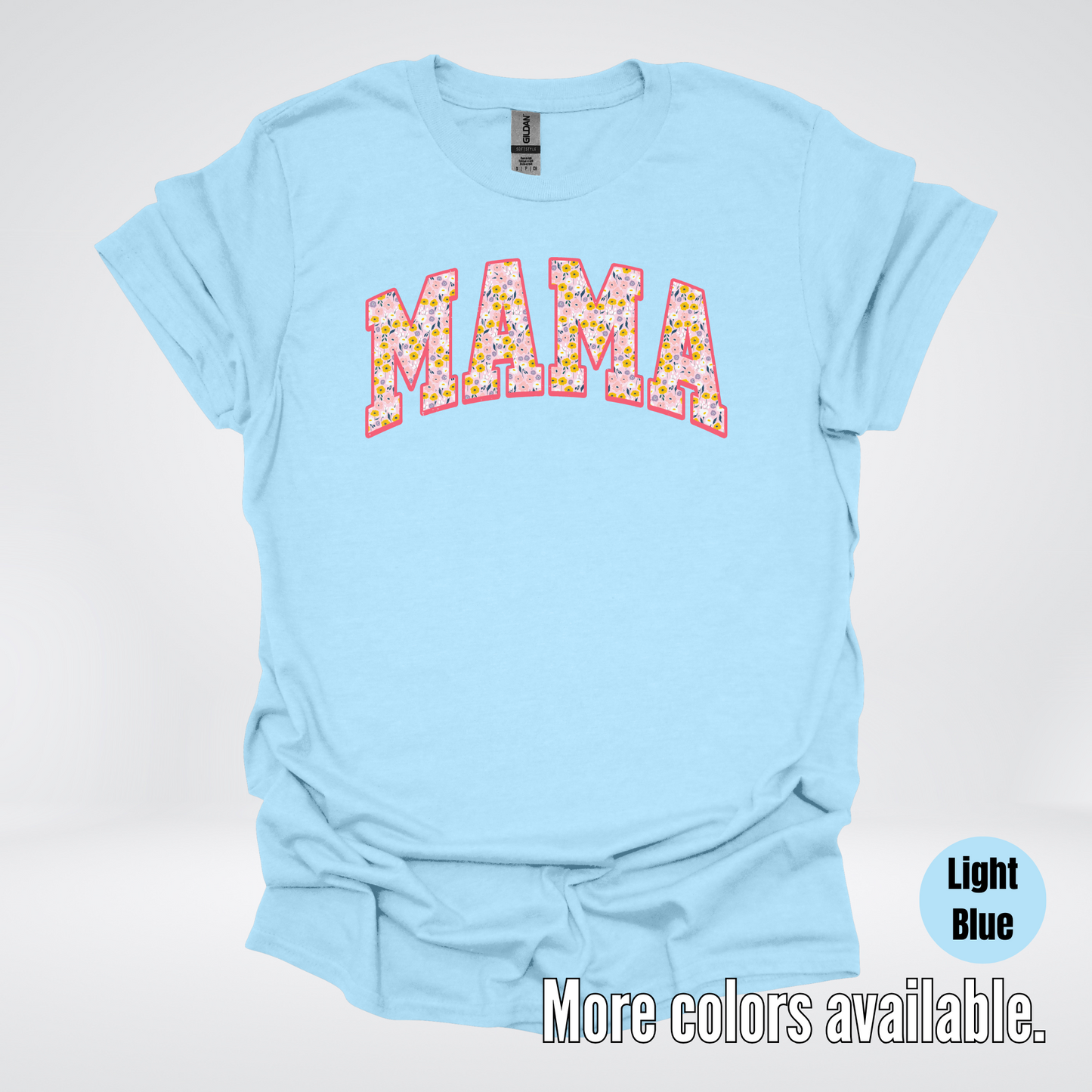 Mama Floral Pink T-Shirt