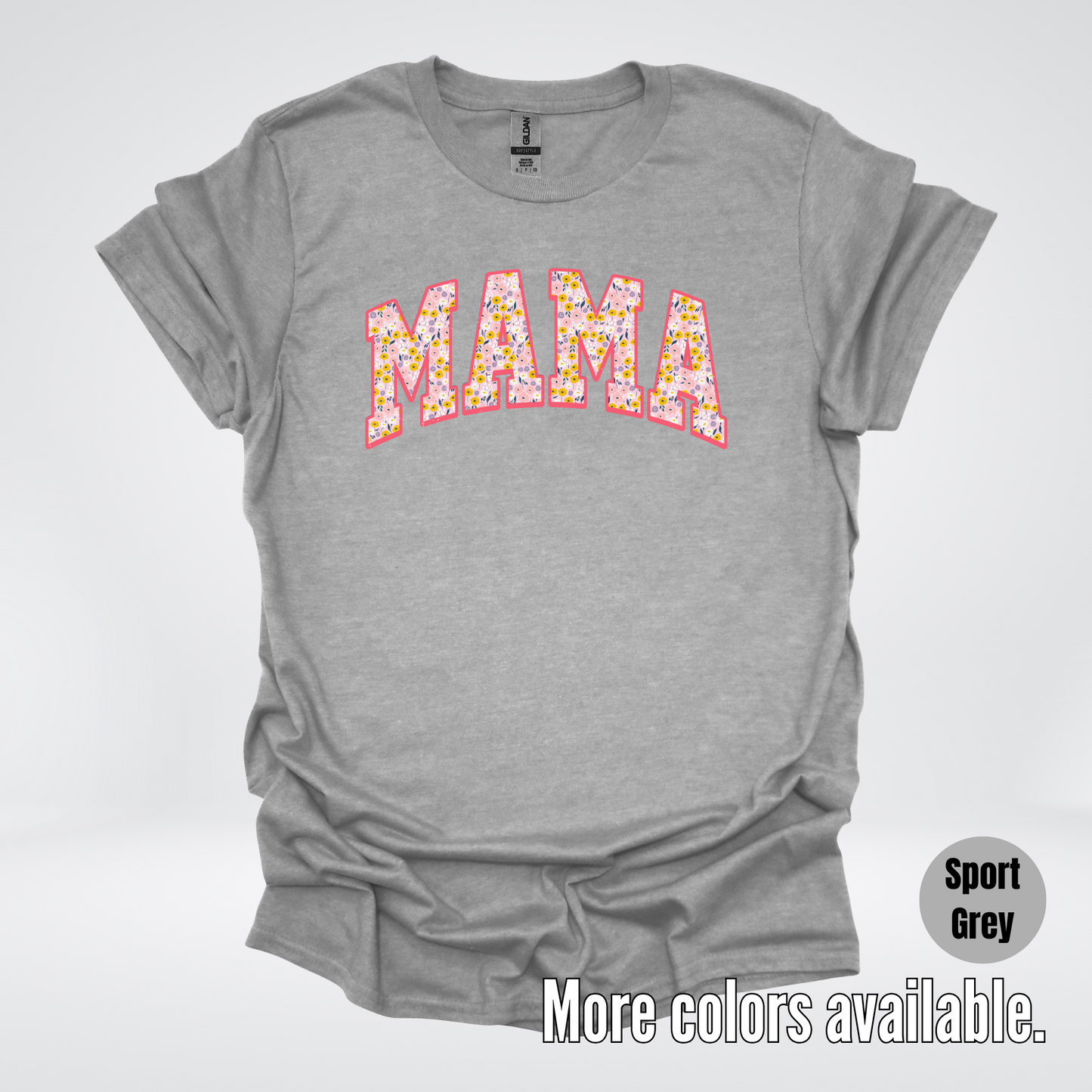 Mama Floral Pink T-Shirt