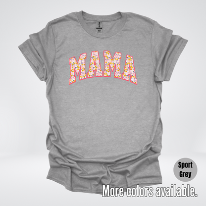 Mama Floral Pink T-Shirt