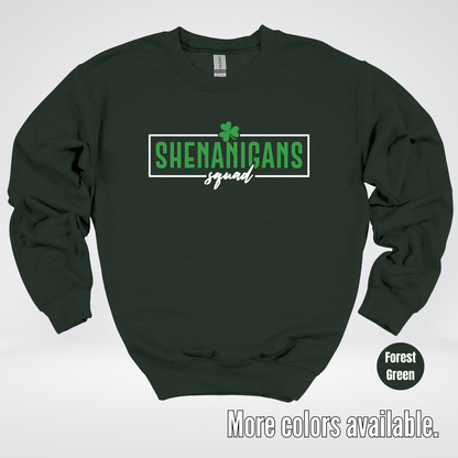 Shenanigans Squad 2 – Saint Patrick’s Day Crewneck Sweatshirt