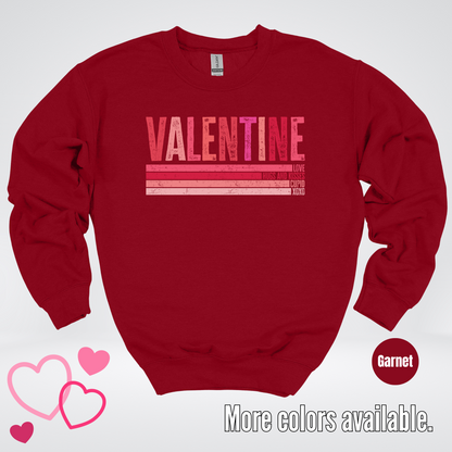 Valentine Hugs & Kisses Crewneck Sweatshirt