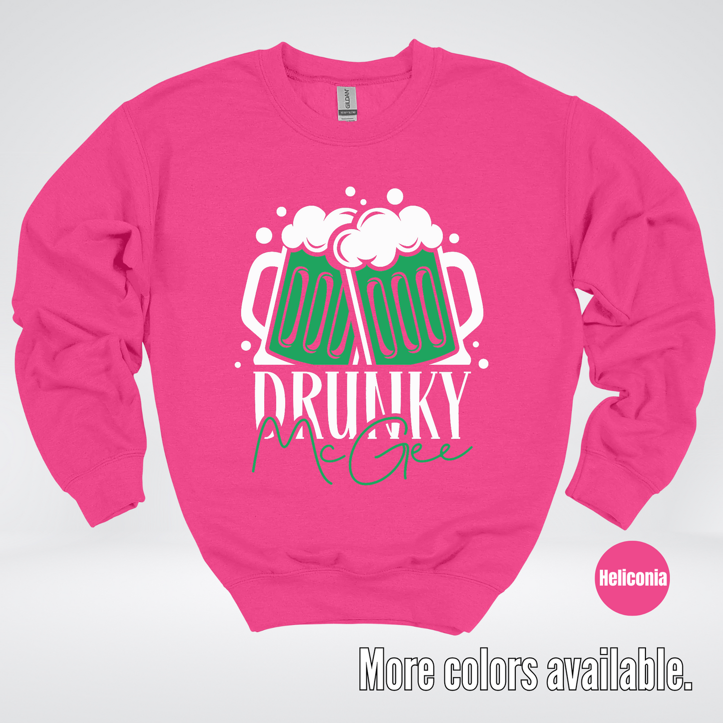 Drunky McGee  – Saint Patrick’s Day Crewneck Sweatshirt