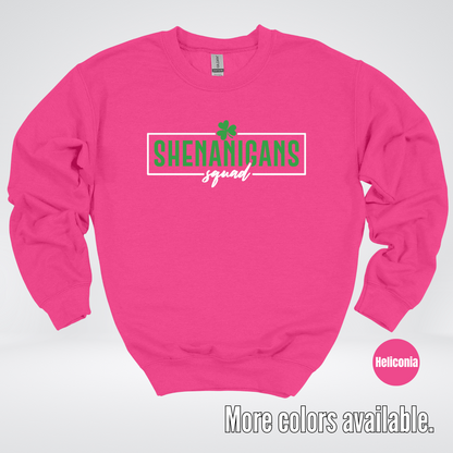 Shenanigans Squad 2 – Saint Patrick’s Day Crewneck Sweatshirt