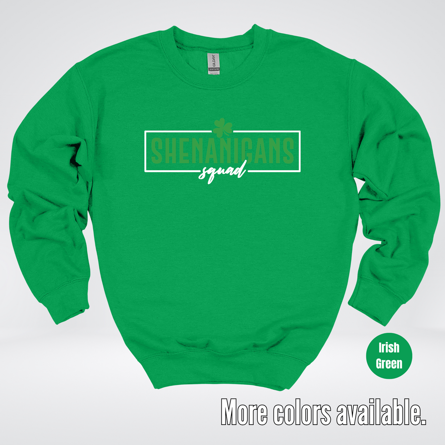 Shenanigans Squad 2 – Saint Patrick’s Day Crewneck Sweatshirt