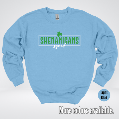 Shenanigans Squad 2 – Saint Patrick’s Day Crewneck Sweatshirt