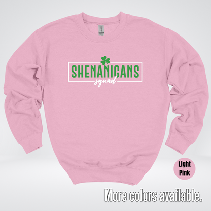 Shenanigans Squad 2 – Saint Patrick’s Day Crewneck Sweatshirt