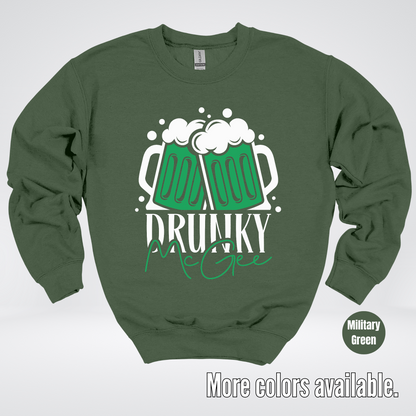Drunky McGee  – Saint Patrick’s Day Crewneck Sweatshirt