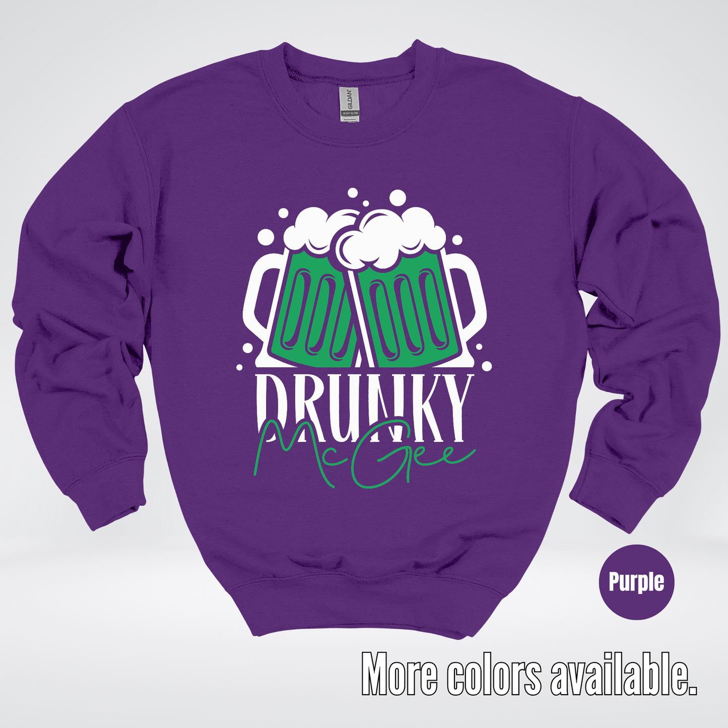 Drunky McGee  – Saint Patrick’s Day Crewneck Sweatshirt