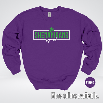 Shenanigans Squad 2 – Saint Patrick’s Day Crewneck Sweatshirt