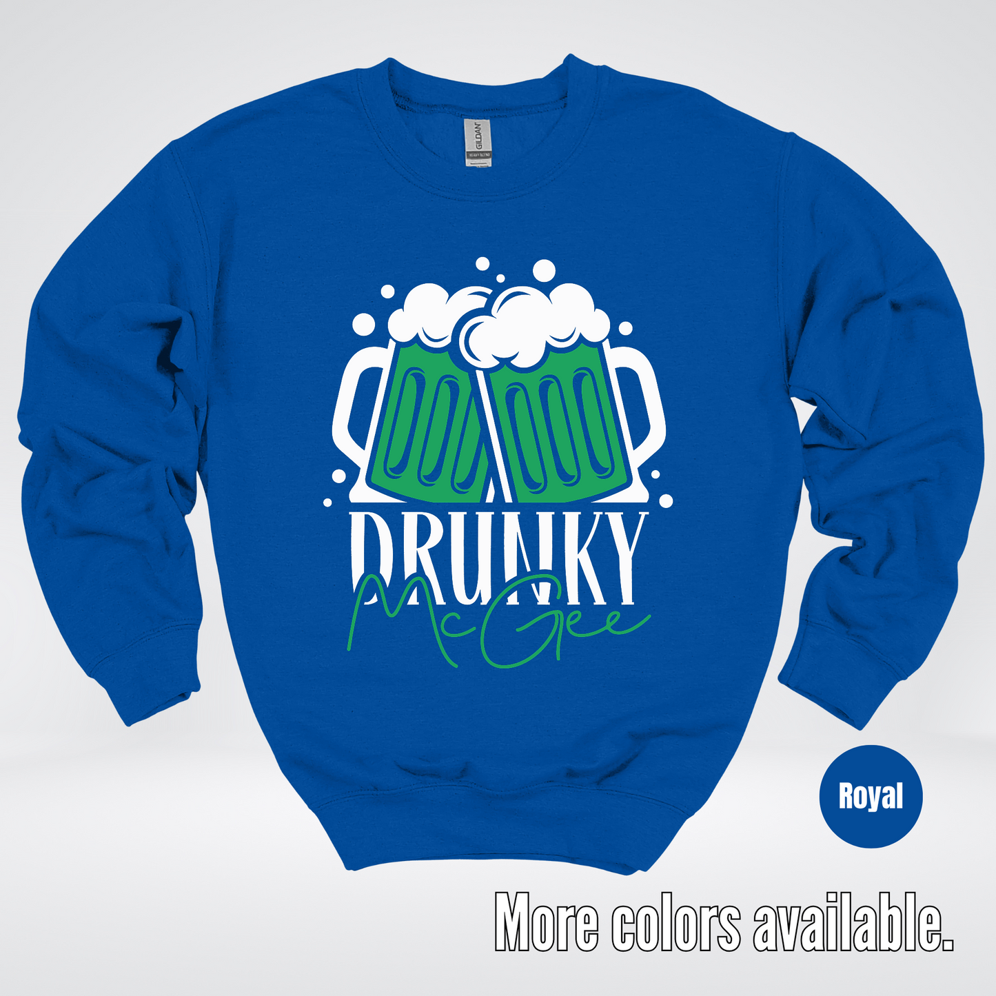 Drunky McGee  – Saint Patrick’s Day Crewneck Sweatshirt